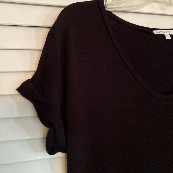 Black T-Shirt dress size small - Picture 4 of 4